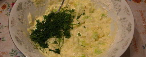 Шаг 2: капустных оладий на кефире