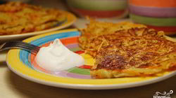 Рецепт Картофельных оладий постных