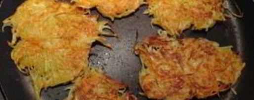 Шаг 1: картофельных оладий постных