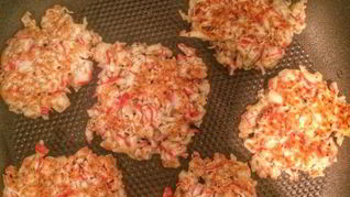 Рецепт Крабовых оладушек