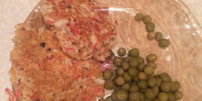 Рецепт крабовых оладушек