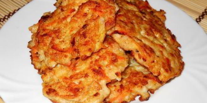 Рецепт куриных оладушек