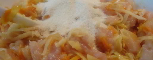 Шаг 2: куриных оладушек