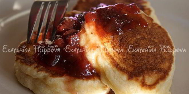 Рецепт лимонных дрожжевых оладий