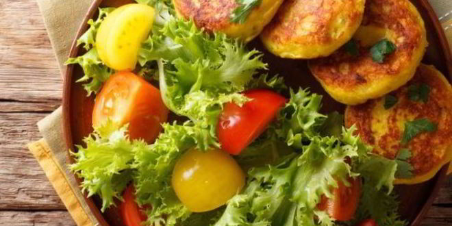 Рецепт оладий из кабачков с гороховой мукой