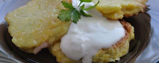 Шаг 5: оладий из кабачков с сыром