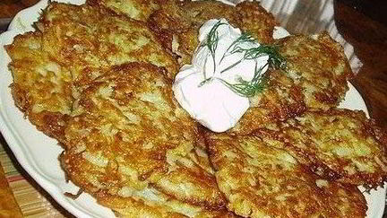 Рецепт Оладий из кабачков с зеленью