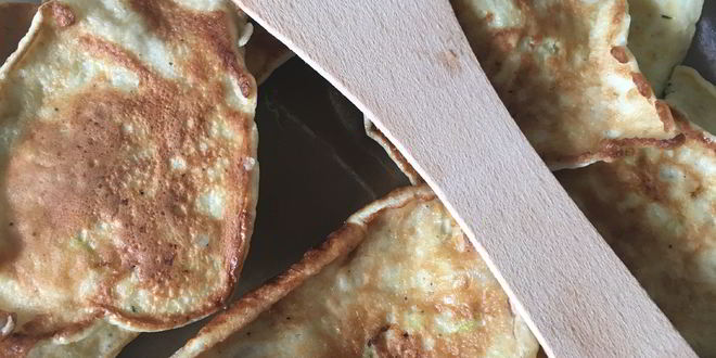 Рецепт оладий из кабачков с зеленью