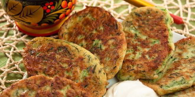 Рецепт оладий из кабачков