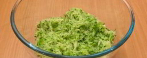 Шаг 1: оладий из кабачков