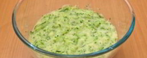 Шаг 2: оладий из кабачков