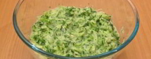 Шаг 3: оладий из кабачков