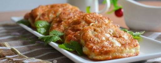 Шаг 11: оладий из куриного филе с крахмалом и кефиром