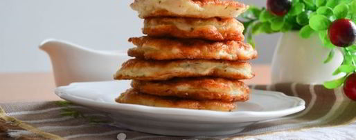 Шаг 12: оладий из куриного филе с крахмалом и кефиром