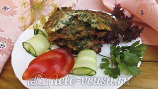 Рецепт Оладий из зеленого лука