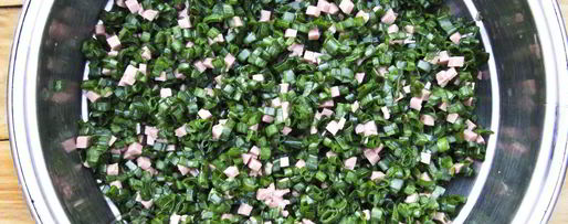 Шаг 4: оладий из зеленого лука