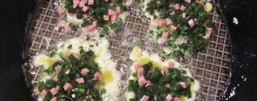 Шаг 5: оладий из зеленого лука