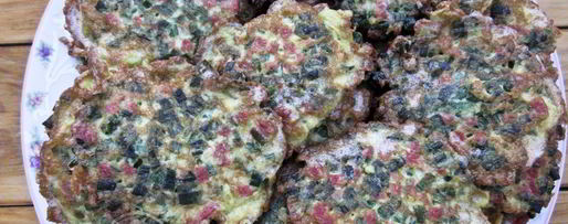 Шаг 7: оладий из зеленого лука