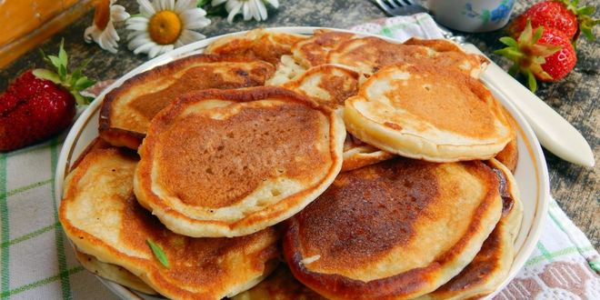 Рецепт оладий классических на кефире