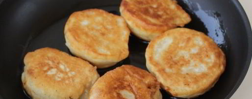 Шаг 5: оладий на ряженке без яиц