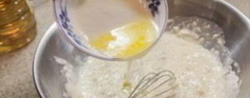 Шаг 2: оладий на топленом молоке