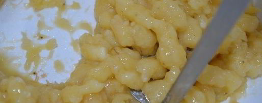 Шаг 1: оладий с бананом, ежевикой и овсяными хлопьями