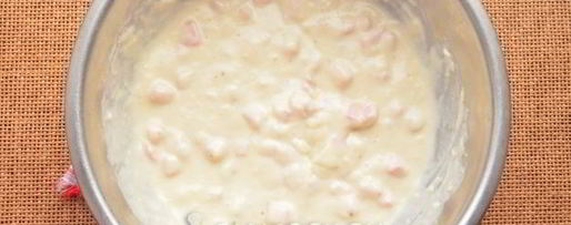 Шаг 7: оладий с колбасой на кефире