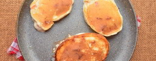 Шаг 9: оладий с колбасой на кефире