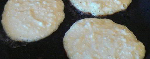 Шаг 4: оладий с кукурузной мукой и творогом