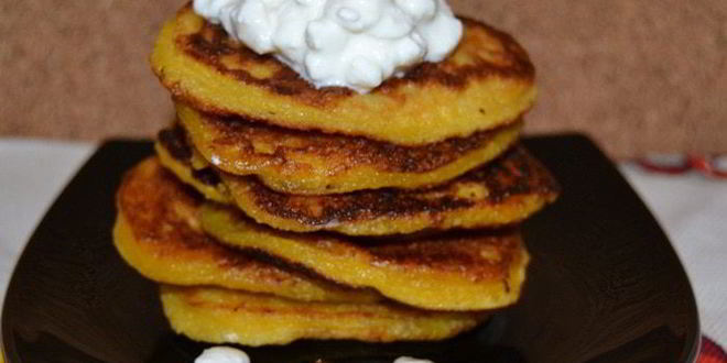 Рецепт оладий с тыквой