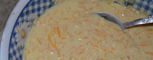 Шаг 1: оладий с тыквой