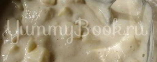 Шаг 4: оладий с яблоком