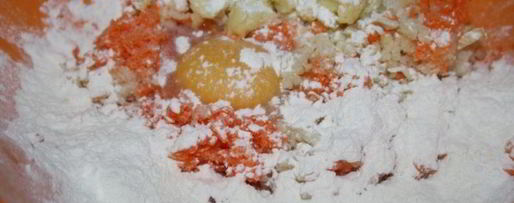 Шаг 2: овощных оладий