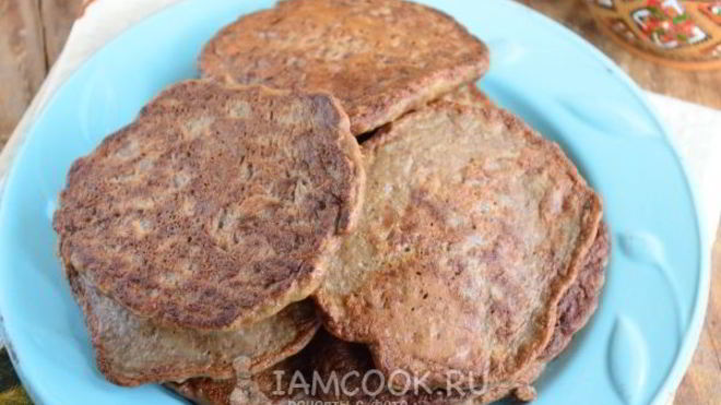 Рецепт Печеночных оладий с рисом Рыжики