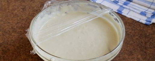 Шаг 7: пышных оладий на кислом молоке с дрожжами