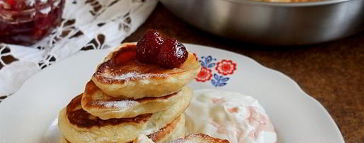 Шаг 9: пышных оладий на кислом молоке с дрожжами