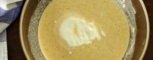 Шаг 7: пышных оладий на простокваше на дрожжах