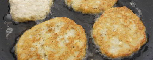 Шаг 5: рыбных оладий с творогом