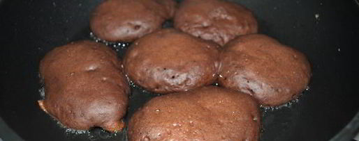 Шаг 4: шоколадных дрожжевых оладий