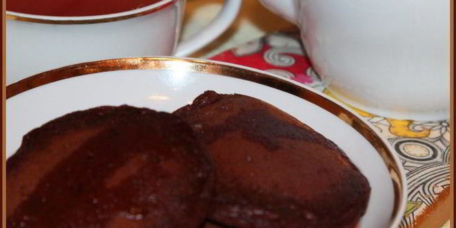 Рецепт шоколадных оладий