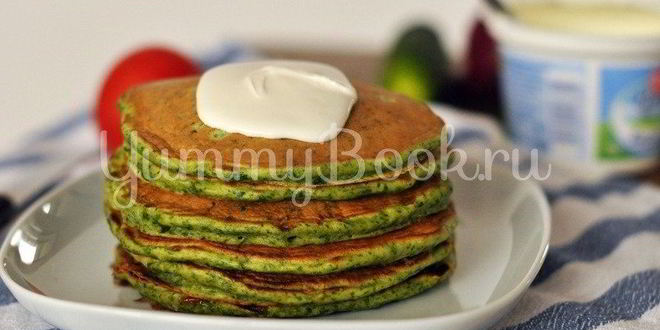 Рецепт шпинатных оладий