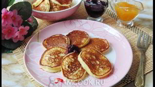 Рецепт Творожных оладий на молоке