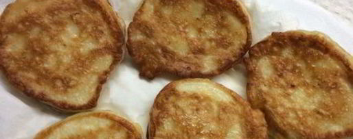 Шаг 9: творожных оладий с яблоками