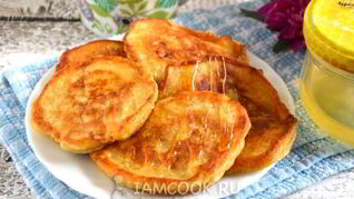 Рецепт Тыквенных оладий с яблоками