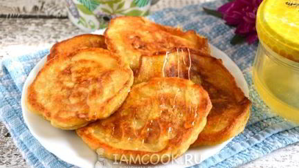 Рецепт Тыквенных оладий с яблоками