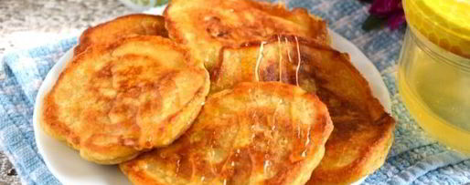 Шаг 8: тыквенных оладий с яблоками