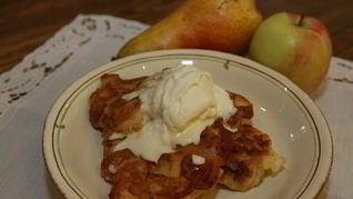 Рецепт Яблочно-грушевых оладьи