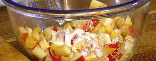 Шаг 1: яблочно-грушевых оладьи