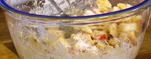 Шаг 2: яблочно-грушевых оладьи