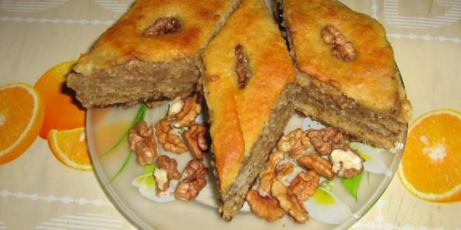 Рецепт пахлавы слоеной